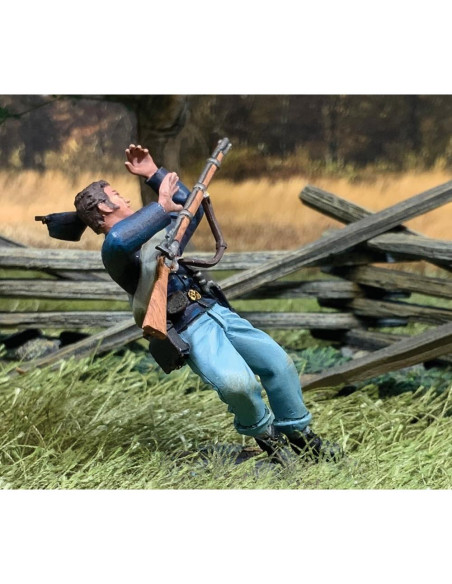 Figura de Metal W. Britain Guerra Civil Americana 31429 6.03 cm