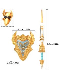 Accesorios de Armas Medievales DR.TONG 16PCS para Figuras 4.5cm 2