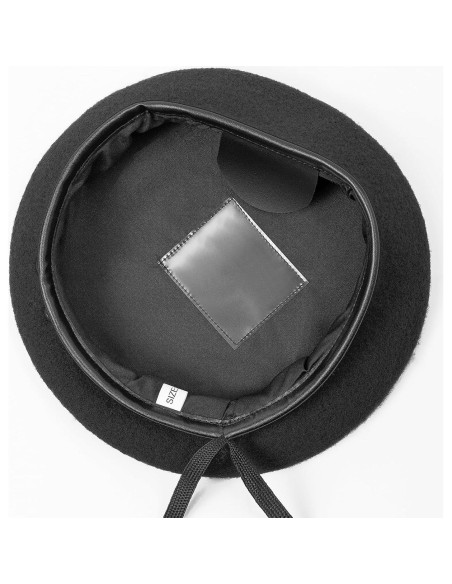 Boina Militar Gajaous para Hombre y Mujer - 100% Lana Ajustable