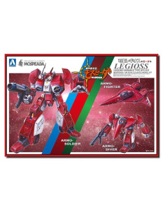 Modelo plástico Aoshima Variable Legios Zeta 1/48 transformable