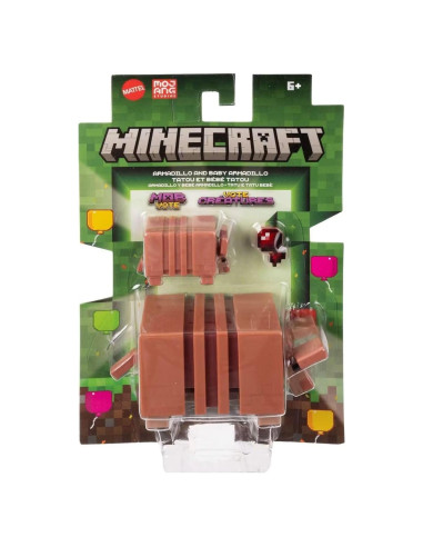 Juego de Figuras de Acción Mattel Minecraft Armadillo 8.26 cm
