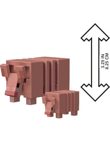 Juego de Figuras de Acción Mattel Minecraft Armadillo 8.26 cm