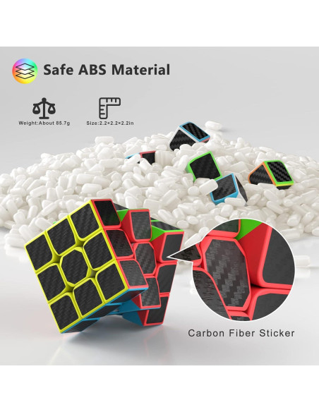 Conjunto de Cubos de Velocidad Vdealen 2x2 y 3x3 - Juguetes de Rompecabezas