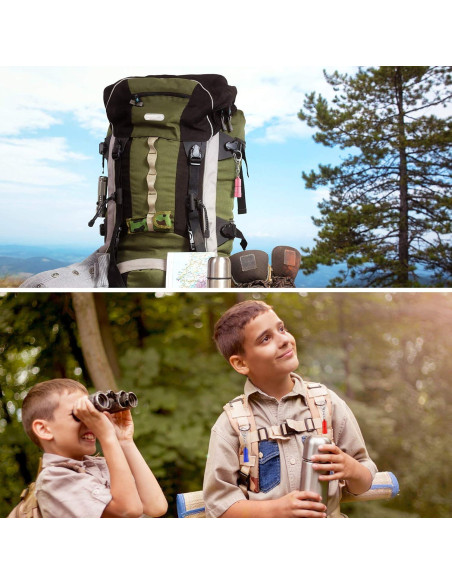 10 Llaveros Linterna LED Mudder Portátiles 4x1.2cm Batería Incluida