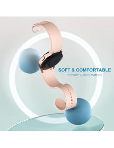 Lerobo 5 Pack Bandas Silicona para Galaxy Watch 7 6 5 4 40mm 44mm 2