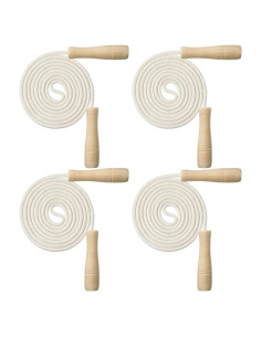 Cuerda de Saltar Ajustable Hungdao para Niños 2.5m 4 Pcs
