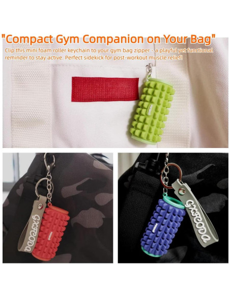 Llave de masaje GXFCODA mini rodillo de espuma verde