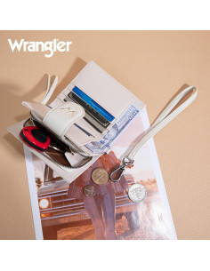 Cartera Bifold Wrangler para Mujeres con RFID y Muñequera 2