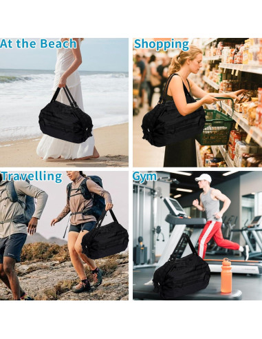 Bolsa de Compras Plegable Yonage Oxford 15 kg 72.1x45.7 cm