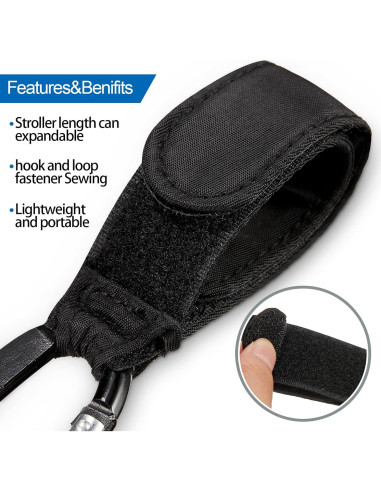 6 Ganchos Multifuncionales para Carritos de Bebé Tuanse