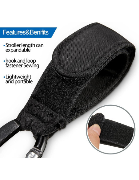 6 Ganchos Multifuncionales para Carritos de Bebé Tuanse