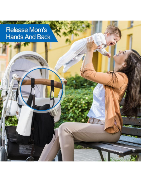 6 Ganchos Multifuncionales para Carritos de Bebé Tuanse