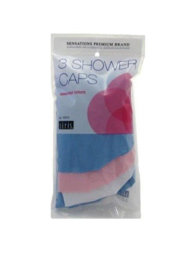 Gorros de Ducha Siris 3 Colores Impermeables 606