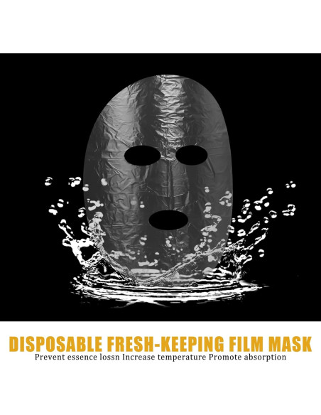 200 Máscaras Faciales Desechables Plásticas Salbsever 20x14cm