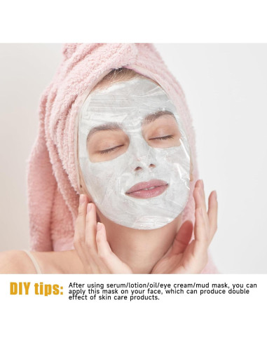 200 Máscaras Faciales Desechables Plásticas Salbsever 20x14cm