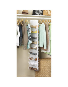 Organizador Colgante de Zapatos Whitmor Transparente 9 Pares 2