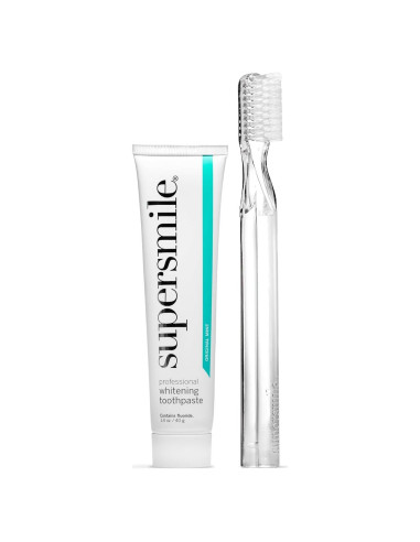 Kit Blanqueamiento Dental Supersmile - Pasta + Cepillo Seco