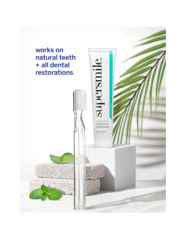 Kit Blanqueamiento Dental Supersmile - Pasta + Cepillo Seco