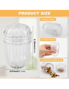 Infusores de Frutas Zenquark para Botellas de Boca Ancha - 3 Piezas 2