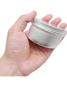 Contenedores de Aluminio 180 mL Hulless - 6 Pcs con Tapa 2
