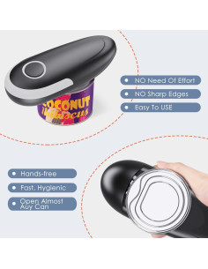 Abrelatas Eléctrico Automático ThomsMait ECO9002 18.5cm 2