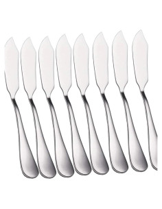 Espátula de Mantequilla Qtopun Acero Inoxidable Paquete de 10