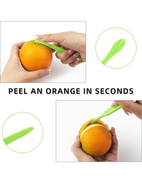 6 Piezas Peladoras de Naranjas TKYPZY - Accesorios de Cocina