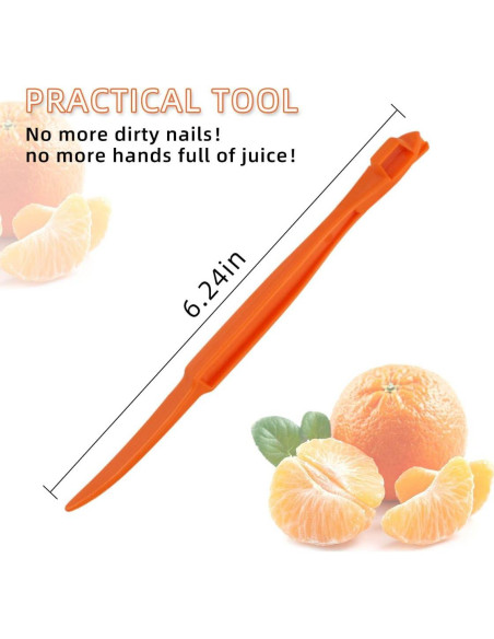 6 Piezas Peladoras de Naranjas TKYPZY - Accesorios de Cocina