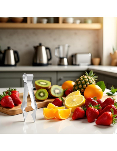 Clip Removedor de Tallos Juroicessry - Mango Acero Inoxidable