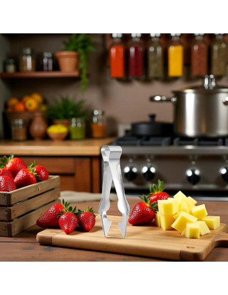 Clip Removedor de Tallos Juroicessry - Mango Acero Inoxidable