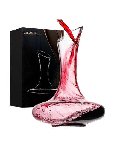 Decantador de Vino Bella Vino 750ml Cristal Soplado a Mano