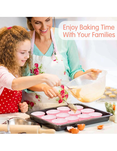 Forros de Cupcake Desechables JEPELUS 100pcs Lunares 5cm