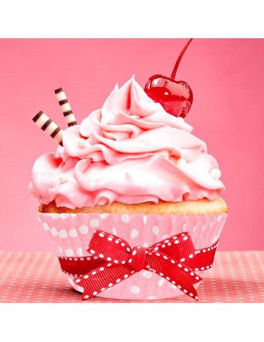 Forros de Cupcake Desechables JEPELUS 100pcs Lunares 5cm