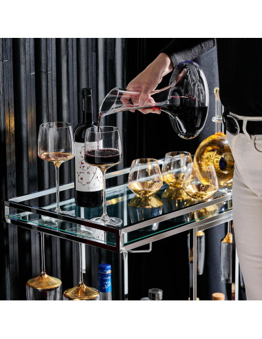 Decantador de Vino Bella Vino 750ml Cristal Soplado a Mano