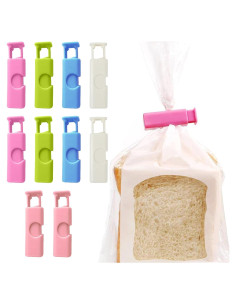 Clips para Bolsas de Pan Zlongron - Herméticos, 10 Piezas
