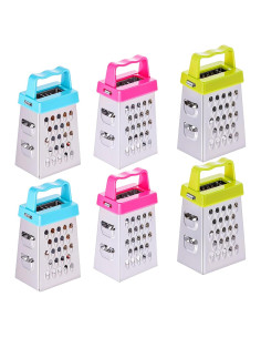 Rallador de Queso de Mano Josojoou 6PCS Acero Inoxidable