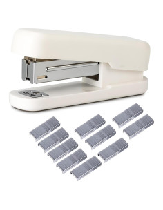 Grapadora de Escritorio YIKANGHENG Blanca 20 Hojas 10.67 cm