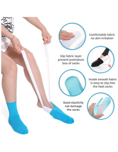 Ayuda para Poner Calcetines Fanwer - Dispositivo Ergonómico 85 cm 2