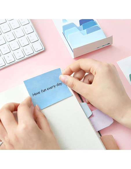 Notas Adhesivas Tesdluy 3x3 cm 16 Blocs Colores Brillantes