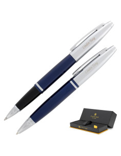 Conjunto de Plumas Cross Calais Azul con Grabado Personalizado