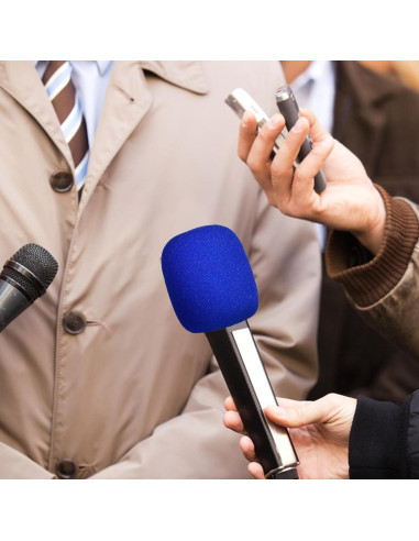 10 Fundas de Espuma para Micrófono Multicolor 7.21x6.1cm