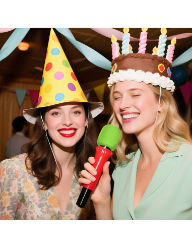 10 Fundas de Espuma para Micrófono Multicolor 7.21x6.1cm