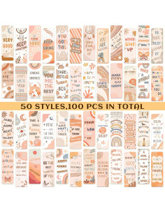150 Marcadores de Libros Motivacionales Boho Zheyistep 2