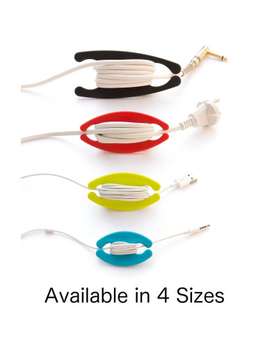 Enrollador de Cables Grande Bobino Rojo 28x5x1 cm