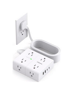 Cable de Extensión 3m One Beat con 8 Salidas y 4 USB