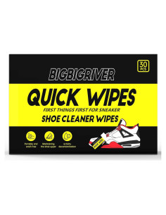 Toallitas Limpiadoras para Zapatos Bigbigriver - 30 Paquetes