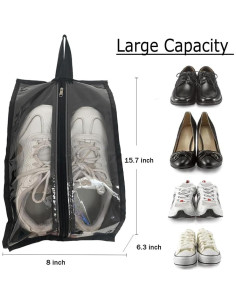 Bolsas para Zapatos de Viaje 6 Piezas Impermeables Multi-color 2