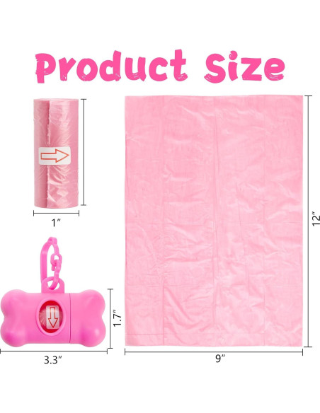 Dispensador de Bolsas de Desechos para Perros Fasmov 56 Pzas