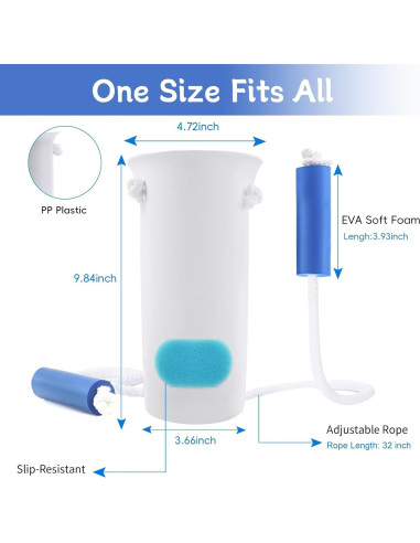 Asistente para Ponerse Calcetines Yitobecka Blanco - Sin Agacharse