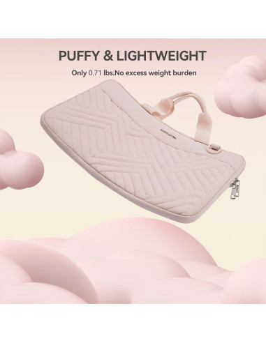 Funda para Laptop BOSTANTEN 13" Rosa Acolchada Impermeable